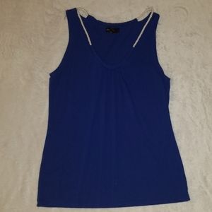 3/$20 Blue shirt with rope straps